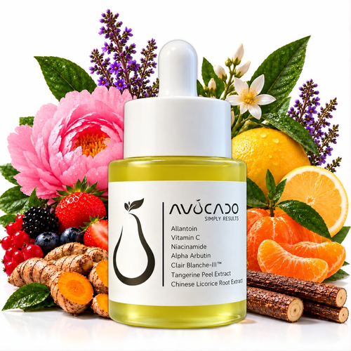 AVOCADO - Clair BLANCHE-III™ | Vitamin C | Alpha Arbutin | Niacinamide | Tangerine Peel Extract | Chinese Licorice Root Extract | Allantoin | Brightens | Boosts Radiance | Dark Spots | Acne-Prone | Refines & Hydrates | Signs of Aging