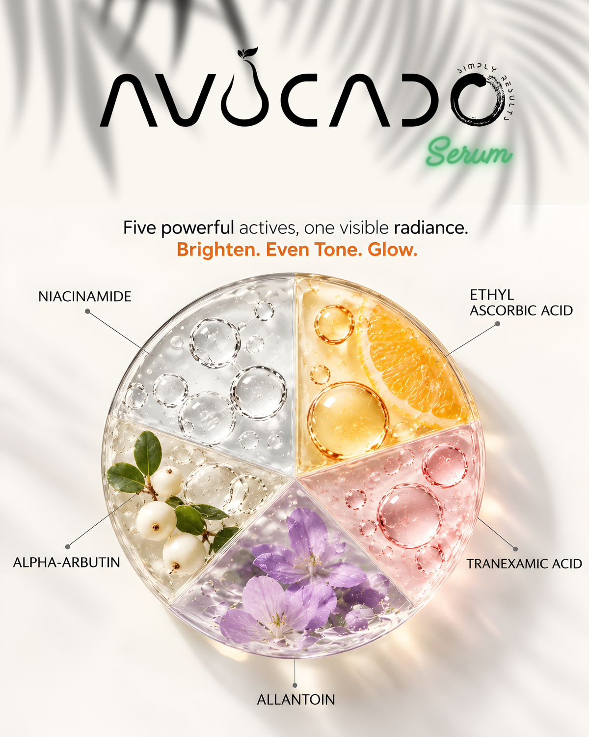 AVOCADO - Clair BLANCHE-III™ | Vitamin C | Alpha Arbutin | Niacinamide | Tangerine Peel Extract | Chinese Licorice Root Extract | Allantoin | Brightens | Boosts Radiance | Dark Spots | Acne-Prone | Refines & Hydrates | Signs of Aging